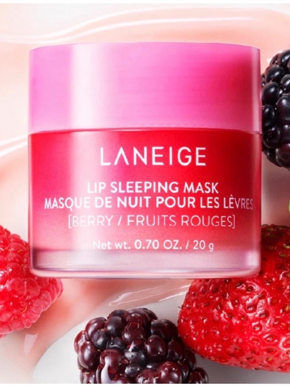 Laneige Berry Lip Sleeping Mask Full Size EX 20g NWT/  NIB